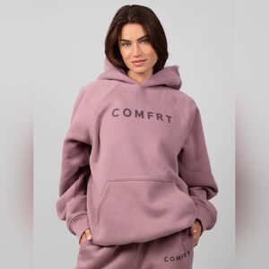 Comfrt Tranquil Pull Over Hoodie In ORCHID size XS